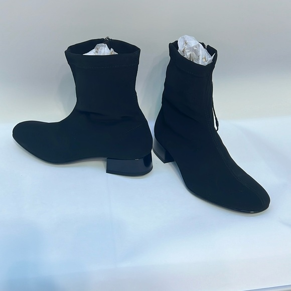 Nila&Nila Elegant Black Stretch Boots for Women EU41/US10 zipper (S-39) - Picture 4 of 16